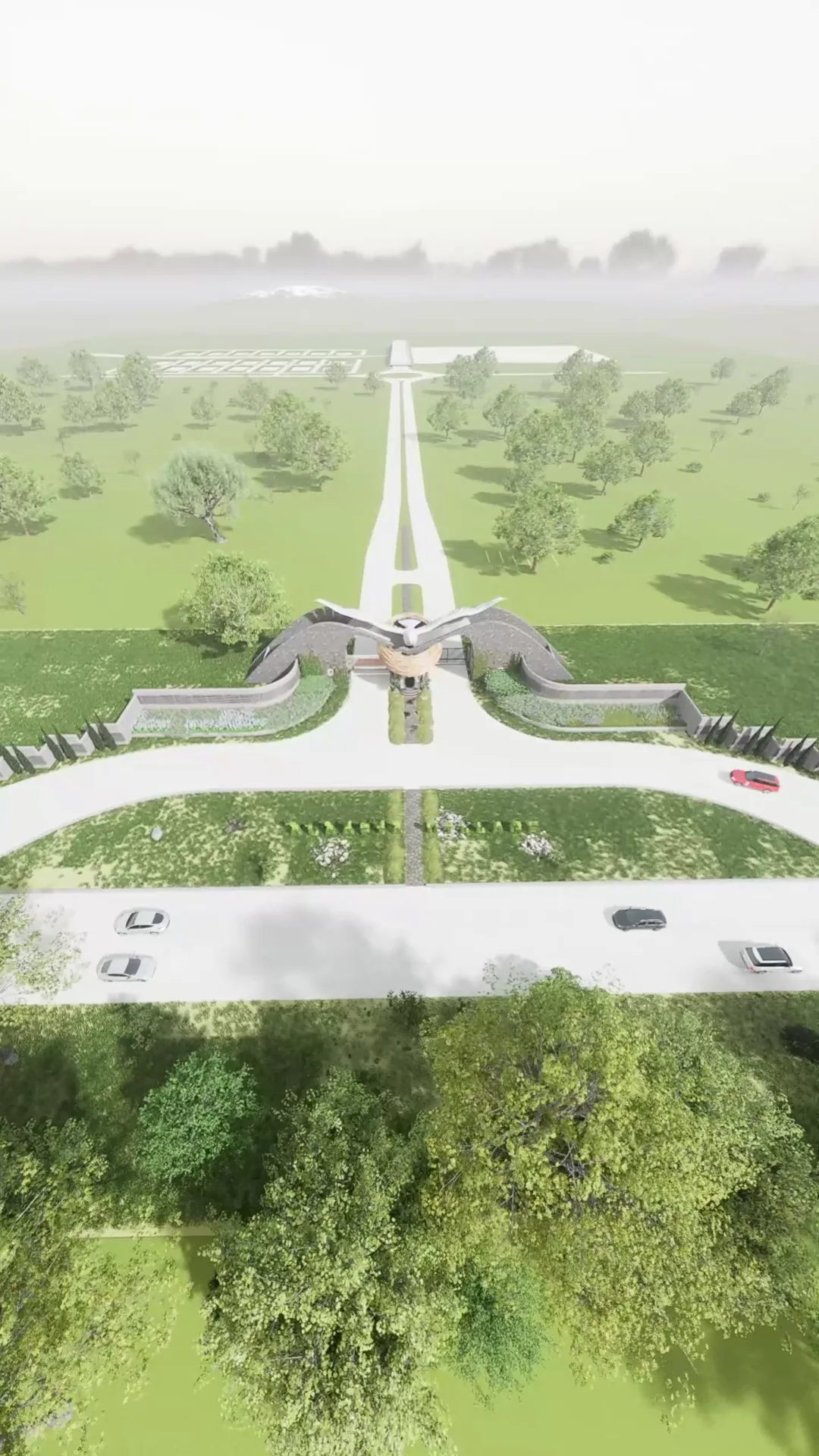 Alaafia gatehouse architectural visualisation